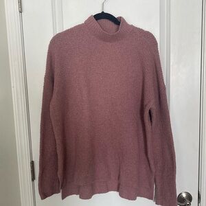 Long sleeve cowl-neck sweater. Size L.